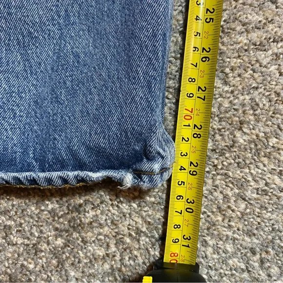 Agolde Fran Low Slung Straight Jeans Women’s 28 Intervention Button Fly Relaxed - Picture 9 of 12